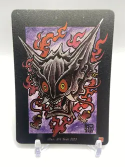 Pokai Gaku - Haunter - Art Yeuh - Holo Promo - Custom Pokemon Card - Image 2