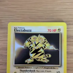 Pokemon Card Electabuzz 20/102 Base Set Rare WOTC Trading Card TCG - Image 3