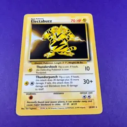 Pokemon Card Electabuzz 20/102 Base Set Rare WOTC Trading Card TCG - Image 1