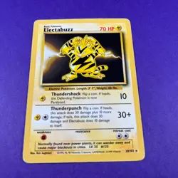 Pokemon Card Electabuzz 20/102 Base Set Rare WOTC Trading Card TCG - Image 2