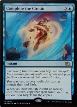0052 COMPLETE THE CIRCUIT RARE MARCH OF THE MACHINE MTG CARD - Image 1