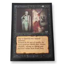 Royal Assassin Summon Assassin 1/1 MTG Card Square Corners Collectors Edition NM - Image 1