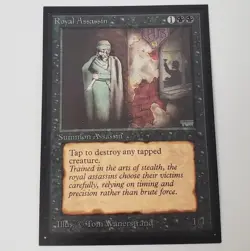 Royal Assassin Summon Assassin 1/1 MTG Card Square Corners Collectors Edition NM - Image 2