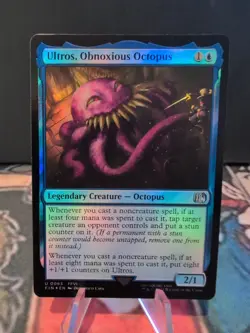Ultros, Obnoxious Octopus MTG Final Fantasy 0083 FOIL Uncommon NM - Image 1