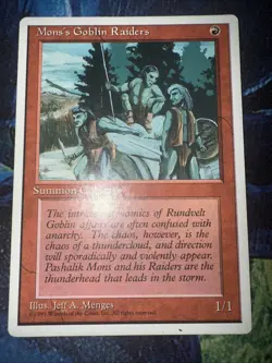 Mons's Goblin Raiders MTG Core Set 4th Edition Regular - Image 1