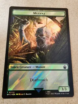 Copy / Mutant Double-Sided Token (Surge Foil) Doctor Who Foil - Mtg - Image 1