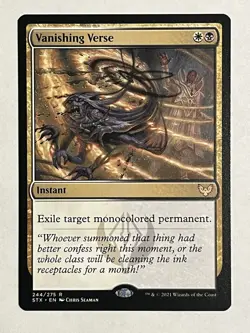 Vanishing Verse NM Strixhaven: School of Mages MTG - Image 1