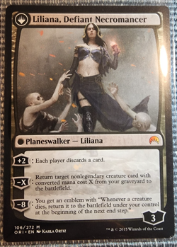 2015 MTG Origins - Liliana, Heretical Healer 106/272 - Raw NM - Image 2