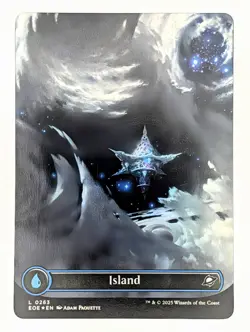 [Foil] Borderless Lands (Full Set 0262-0266) (Lot Of 5) MTG Edge Of Eternities - Image 4