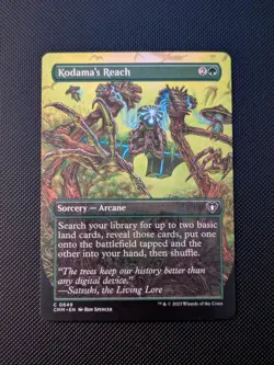 Kodama's Reach (Borderless) Commander Masters Regular MTG NM - Image 1