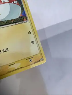 Pokemon TCG Voltorb 71/106 EX Emerald Reverse Holo 2005 Stamped Pokemon Card - Image 3