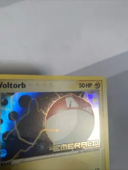 Pokemon TCG Voltorb 71/106 EX Emerald Reverse Holo 2005 Stamped Pokemon Card - Image 4