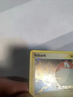 Pokemon TCG Voltorb 71/106 EX Emerald Reverse Holo 2005 Stamped Pokemon Card - Image 5