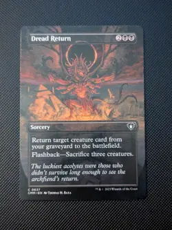 Dread Return (Borderless) Commander Masters Regular MTG NM - Image 1