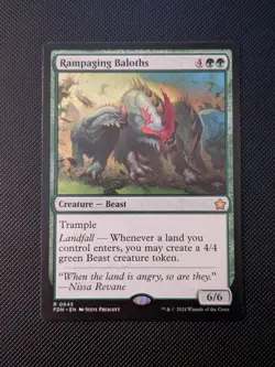 Rampaging Baloths Foundations Regular MTG NM - Image 1