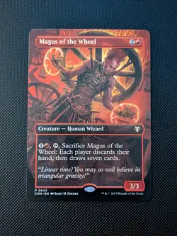 Magus of the Wheel Borderless Commander Masters Regular MTG NM - Image 1