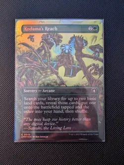 Kodama's Reach (Borderless) Commander Masters Foil MTG NM - Image 1