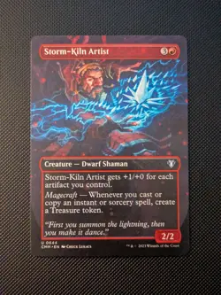 Magic: The Gathering Creature Storm-Kiln Artist Storm Uncommon Borderless MTG NM - Image 1