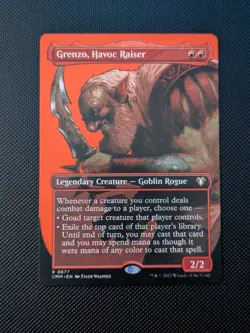 Grenzo, Havoc Raiser (Borderless) Commander Masters Regular MTG NM - Image 1
