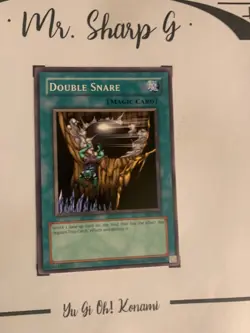 DOUBLE SNARE - LOD-015ENGLISH Yu-Gi-Oh! CARD COMMON KONAMI GAME TCG ORIGINAL - Image 3