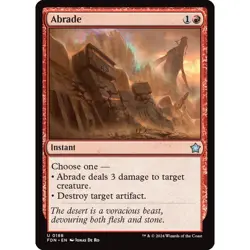 MTG Abrade Foundations Uncommon Instant NM - Image 2