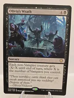 Olivia's Wrath MTG Commander: Innistrad: Crimson Vow Regular - Image 1