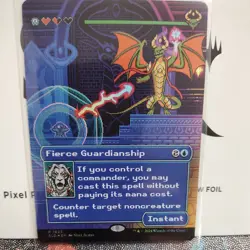 Fierce Guardianship 1823 Rainbow Foil Extra Life Secret Lair MTG - Image 1