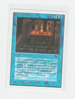 Magic the Gathering ~ MTG ~ 1x Steal Artifact ~ UNLIMITED ~ M/NM ~ - Image 1