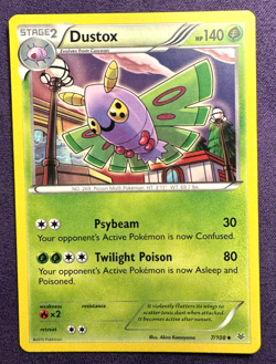 Dustox 7/108 Uncommon - Pokemon XY Roaring Skies Card - Image 1