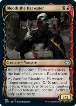 Bloodtithe Harvester - Showcase Light Play, English Magic the Gathering MTG Inni - Image 1