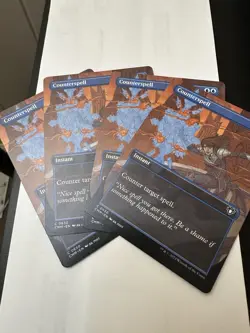 Counterspell x4 - Borderless - Commander Masters - CMM MTG - Image 1