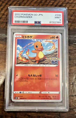 Charmander 008/071 NM Pokemon GO Japanese Pokemon Card TCG PSA 9 - Image 1