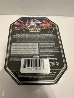TCG Pokemon Game Galarian Articuno Crown Zenith Tin Pokemon SEALED USA SELLER ! - Image 3