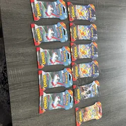 Pokemon TCG Surging Sparks Sleeved Booster Pack Blisters Lot Of 11 Sealed NEW - Image 1