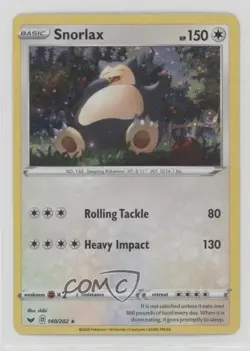 Snorlax (Blister Cosmos Holo) Holo Pokemon Sword & Shield #140 1l78 - Image 1
