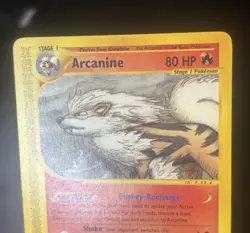 ARCANINE 3/144 Skyridge RARE NON-HOLO E-Series Pokemon TCG card NM - Image 2