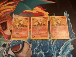 3x Pokemon Arcanine 15/100 EX Sandstorm Non Holo - LP/MP/HP - Image 1