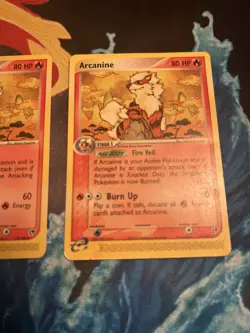 3x Pokemon Arcanine 15/100 EX Sandstorm Non Holo - LP/MP/HP - Image 4