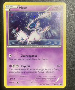 🌀🌀Pokemon Mew XY192 Black Star Promo Cosmos Holo HD GALAXY SWIRL RARE NM 🌀🌀 - Image 1