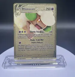Whimsicott V-ASTRO Metal Pokemon Card Collectible Gift Display - Image 1