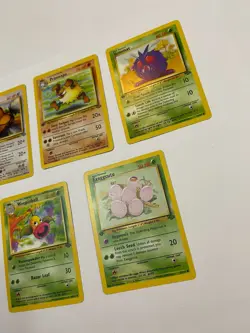 1st Edition Pokemon Jungle Lot Weepinbell Tauros Exeggcute Venonat Primeape - Image 2