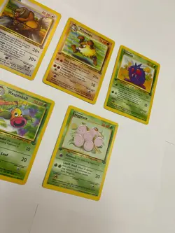 1st Edition Pokemon Jungle Lot Weepinbell Tauros Exeggcute Venonat Primeape - Image 5