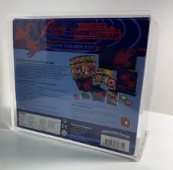 Pokemon almost EMPTY Elite Trainer Box Darkness Ablaze W/Acrylic Display Case - Image 2