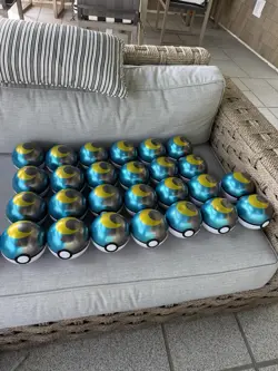LOT OF 30 Official Pokemon TCG Ball Tin (Empty Pokeball) Collectors Display Art - Image 3