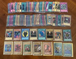 Yugioh OCG Japanese Vintage Holo Trading Cards Collection Lot 155 Cards - Image 1