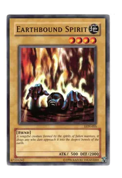 Yugioh- 1X Earthbound Spirit - Common - Unlimited - LON-055 - Near Mint - Image 1