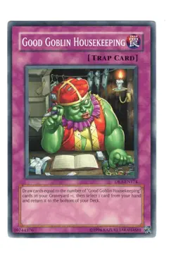 Yugioh- 1X Good Goblin Housekeeping - Common - Unlimited - DR3-EN174 - Near Mint - Image 1