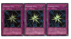 Yugioh- 3X Shadow Spell - Super Rare - Unlimited - SKE-041 - Near Mint - Image 1