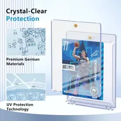 120ct Magnetic Card Holder, 35pt One Touch Holder for 35PT-120, Clear - Image 5