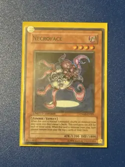 Necroface CRMS-ENSE1 - Super Rare - Limited Edition - YuGiOh LP Yu-Gi-Oh! Card - Image 1